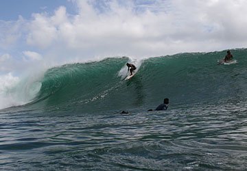 Surfen bij Kuta beach